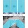 image:imageMAGCOMSEN Mens Short Sleeve UPF 50 TShirt Quick Dry Workout Athletic Running Swim Tops Tee Rash Guard Performance ShirtsIce Blue