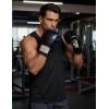 image:imageMAGCOMSEN Mens Sleeveless Shirts Quick Dry Workout Tank Tops UPF 50 Athletic Gym Muscle Shirts for SummerBlack