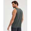 image:imageMAGCOMSEN Mens Sleeveless Shirts Quick Dry Workout Tank Tops UPF 50 Athletic Gym Muscle Shirts for SummerDark Grey