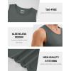 image:imageMAGCOMSEN Mens Sleeveless Shirts Quick Dry Workout Tank Tops UPF 50 Athletic Gym Muscle Shirts for SummerDark Grey
