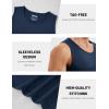 image:imageMAGCOMSEN Mens Sleeveless Shirts Quick Dry Workout Tank Tops UPF 50 Athletic Gym Muscle Shirts for SummerNavy