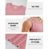 image:imageMAGCOMSEN Mens Sleeveless Shirts Quick Dry Workout Tank Tops UPF 50 Athletic Gym Muscle Shirts for SummerPink