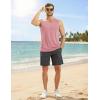 image:imageMAGCOMSEN Mens Sleeveless Shirts Quick Dry Workout Tank Tops UPF 50 Athletic Gym Muscle Shirts for SummerPink