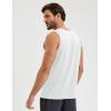 image:imageMAGCOMSEN Mens Sleeveless Shirts Quick Dry Workout Tank Tops UPF 50 Athletic Gym Muscle Shirts for SummerWhite
