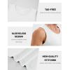 image:imageMAGCOMSEN Mens Sleeveless Shirts Quick Dry Workout Tank Tops UPF 50 Athletic Gym Muscle Shirts for SummerWhite