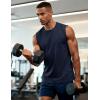 image:imageMAGCOMSEN Mens Tank Tops Workout Gym Sleeveless Shirts UPF 80 Moisture Wicking Summer Muscle Shirt for BodybuildingNavy