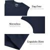 image:imageMAGCOMSEN Mens Tank Tops Workout Gym Sleeveless Shirts UPF 80 Moisture Wicking Summer Muscle Shirt for BodybuildingNavy