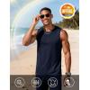 image:imageMAGCOMSEN Mens Tank Tops Workout Gym Sleeveless Shirts UPF 80 Moisture Wicking Summer Muscle Shirt for BodybuildingNavy