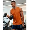 image:imageMAGCOMSEN Mens Tank Tops Workout Gym Sleeveless Shirts UPF 80 Moisture Wicking Summer Muscle Shirt for BodybuildingOrange