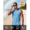 image:imageMAGCOMSEN Mens Tank Tops Workout Gym Sleeveless Shirts UPF 80 Moisture Wicking Summer Muscle Shirt for BodybuildingSky Blue