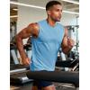 image:imageMAGCOMSEN Mens Tank Tops Workout Gym Sleeveless Shirts UPF 80 Moisture Wicking Summer Muscle Shirt for BodybuildingSky Blue