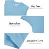 image:imageMAGCOMSEN Mens Tank Tops Workout Gym Sleeveless Shirts UPF 80 Moisture Wicking Summer Muscle Shirt for BodybuildingSky Blue
