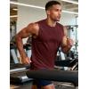 image:imageMAGCOMSEN Mens Tank Tops Workout Gym Sleeveless Shirts UPF 80 Moisture Wicking Summer Muscle Shirt for BodybuildingWine Red