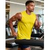 image:imageMAGCOMSEN Mens Tank Tops Workout Gym Sleeveless Shirts UPF 80 Moisture Wicking Summer Muscle Shirt for BodybuildingYellow
