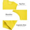 image:imageMAGCOMSEN Mens Tank Tops Workout Gym Sleeveless Shirts UPF 80 Moisture Wicking Summer Muscle Shirt for BodybuildingYellow