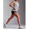 image:imageMAGCOMSEN Tank Tops for Women Workout Racerback Sleeveless Racer Back Tops Athletic Yoga Running Gym Muscle Pilates TankLight Grey