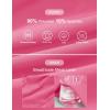 image:imageMAGCOMSEN Womens Running Shorts with Hip Ruffle High Waisted Quick Dry Athletic Shorts with Liner Zip Pocket Gym WorkoutHot Pink