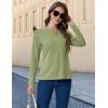 image:imageMAGCOMSEN Womens Sun Shirts SPF Long Sleeve Workout Tops Athletic UV Protection UPF 80 Quick Dry T ShirtGreen