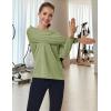 image:imageMAGCOMSEN Womens Sun Shirts SPF Long Sleeve Workout Tops Athletic UV Protection UPF 80 Quick Dry T ShirtGreen