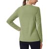 image:imageMAGCOMSEN Womens Sun Shirts SPF Long Sleeve Workout Tops Athletic UV Protection UPF 80 Quick Dry T ShirtGreen