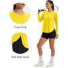 image:imageMAGCOMSEN Womens UPF 50 Sun Shirts Long Sleeve UV Protection Shirt Quick Dry Lightweight Workout Athletic Hiking TopsBright Yellow