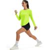 image:imageMAGCOMSEN Womens UPF 50 Sun Shirts Long Sleeve UV Protection Shirt Quick Dry Lightweight Workout Athletic Hiking TopsFluorescent Green