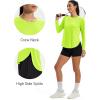 image:imageMAGCOMSEN Womens UPF 50 Sun Shirts Long Sleeve UV Protection Shirt Quick Dry Lightweight Workout Athletic Hiking TopsFluorescent Green