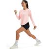 image:imageMAGCOMSEN Womens UPF 50 Sun Shirts Long Sleeve UV Protection Shirt Quick Dry Lightweight Workout Athletic Hiking TopsLightpink
