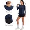 image:imageMAGCOMSEN Womens UPF 50 Sun Shirts Long Sleeve UV Protection Shirt Quick Dry Lightweight Workout Athletic Hiking TopsNavy