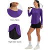 image:imageMAGCOMSEN Womens UPF 50 Sun Shirts Long Sleeve UV Protection Shirt Quick Dry Lightweight Workout Athletic Hiking TopsPurple