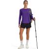 image:imageMAGCOMSEN Womens UPF 50 Sun Shirts Long Sleeve UV Protection Shirt Quick Dry Lightweight Workout Athletic Hiking TopsPurple