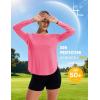 image:imageMAGCOMSEN Womens UPF 50 Sun Shirts Long Sleeve UV Protection Shirt Quick Dry Lightweight Workout Athletic Hiking TopsRosered