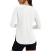 image:imageMAGCOMSEN Womens UPF 50 Sun Shirts Long Sleeve UV Protection Shirt Quick Dry Lightweight Workout Athletic Hiking TopsWhite