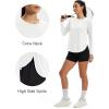 image:imageMAGCOMSEN Womens UPF 50 Sun Shirts Long Sleeve UV Protection Shirt Quick Dry Lightweight Workout Athletic Hiking TopsWhite