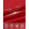 image:imageMAGCOMSEN Womens V Neck T Shirts Cotton Summer Short Sleeve Shirts Basic Tees Casual Soft TopsTomato Red