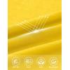 image:imageMAGCOMSEN Womens V Neck T Shirts Cotton Summer Short Sleeve Shirts Basic Tees Casual Soft TopsYellow
