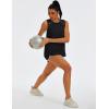 image:imageMAGCOMSEN Womens Workout Tank Tops Athletic Mesh Sleeveless Quick Dry Cooling Moisture Wicking Top for Running Gym YogaBlack
