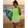 image:imageMAGCOMSEN Womens Workout Tank Tops Athletic Mesh Sleeveless Quick Dry Cooling Moisture Wicking Top for Running Gym YogaBrightgreen
