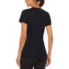 image:imageMAGCOMSEN Womens Workout Tops Short Sleeve Shirts UPF 50 Quick Dry Athletic Sun Protection Rash Guard for Women03black