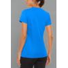 image:imageMAGCOMSEN Womens Workout Tops Short Sleeve Shirts UPF 50 Quick Dry Athletic Sun Protection Rash Guard for WomenAzure