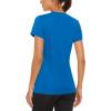image:imageMAGCOMSEN Womens Workout Tops Short Sleeve Shirts UPF 50 Quick Dry Athletic Sun Protection Rash Guard for WomenBlue Green
