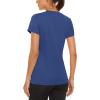 image:imageMAGCOMSEN Womens Workout Tops Short Sleeve Shirts UPF 50 Quick Dry Athletic Sun Protection Rash Guard for WomenBlue Grey