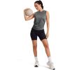 image:imageMAGCOMSEN Workout Tank Tops Woman Summer Open Back Yoga Athletic Shirts Sleeveless Tie Back Loose Fit Gym Muscle TankDark Grey