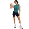 image:imageMAGCOMSEN Workout Tank Tops Woman Summer Open Back Yoga Athletic Shirts Sleeveless Tie Back Loose Fit Gym Muscle TankPeacock Blue