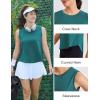 image:imageMAGCOMSEN Workout Tank Tops Woman Summer Open Back Yoga Athletic Shirts Sleeveless Tie Back Loose Fit Gym Muscle TankPeacock Blue