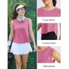 image:imageMAGCOMSEN Workout Tank Tops Woman Summer Open Back Yoga Athletic Shirts Sleeveless Tie Back Loose Fit Gym Muscle TankRose