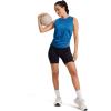 image:imageMAGCOMSEN Workout Tank Tops Woman Summer Open Back Yoga Athletic Shirts Sleeveless Tie Back Loose Fit Gym Muscle TankSea Blue