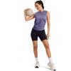 image:imageMAGCOMSEN Workout Tank Tops Woman Summer Open Back Yoga Athletic Shirts Sleeveless Tie Back Loose Fit Gym Muscle TankViolet