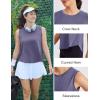 image:imageMAGCOMSEN Workout Tank Tops Woman Summer Open Back Yoga Athletic Shirts Sleeveless Tie Back Loose Fit Gym Muscle TankViolet