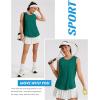 image:imageMAGCOMSEN Workout Tank Tops for Women Sleeveless Athletic Summer Quick Dry Cool Loose Fit Active Running Yoga Tennis TopEmerald Green